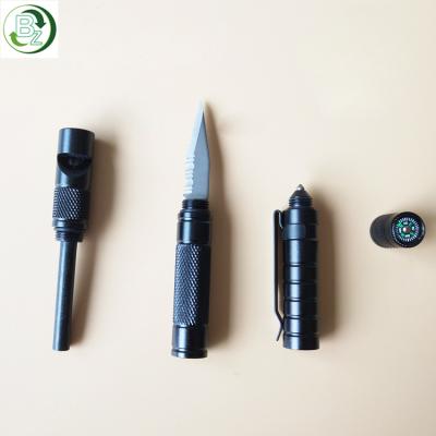 China Instant Survival Fire Flint Whistle Magnesium Fire Starter For Outdoor Sport Rise for sale