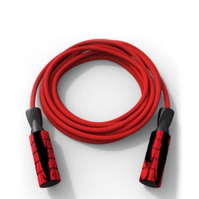 China Double-Bearing Plastic Thick Rope Weight-bearing Graffiti Grip Cotton Rope Adult Skipping Rope for sale