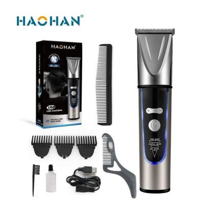 China Best Quality Cordless Rechargeable Hair Trimmer Electric Hair Clippers Safety HAOHAN Large Scale Supplier for sale