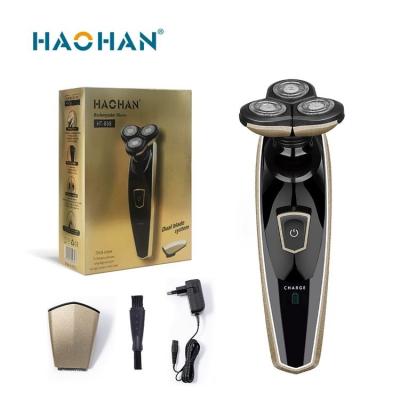 China Factory Supply Luxury Electric Shaver Triple Blade HAOHAN 24 Years Led Display Rechargeable Lawn Mower Order Free Sample First Trial for sale