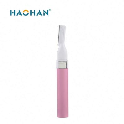 China High R&D Capability of Fashional Eyebrow Trimmer HAOHAN Eyebrow Trimmer HAOHAN Shaver Pen Electric Face Hair Eyebrow Trimmer for sale