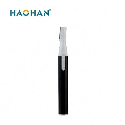 China Fashional Eyebrow Trimmer HAOHAN Eyebrow Hair Remover Electric Eyebrow Trimmer Pen Minor Customization Electric Eyebrow Trimmer for sale