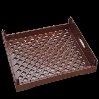 China 550x480x170mm Plastic Mesh Crate Used For Bread Made In China for sale