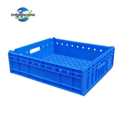 China Reusable hygenic mesh 690x445x180mm mesh plastic stackable bread crate for sale