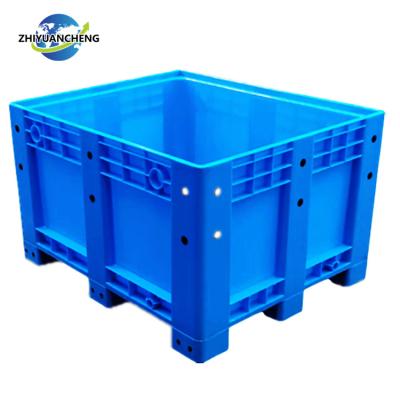 China Recyclable& Durable Moving Plastic Box Pallet With Wheel And Lid for sale