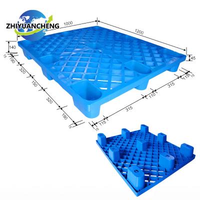 China Single Faced Light Duty Low Price Perforated One Way Export Stackable Disposable Plastic Pallets For Export And Shipping for sale