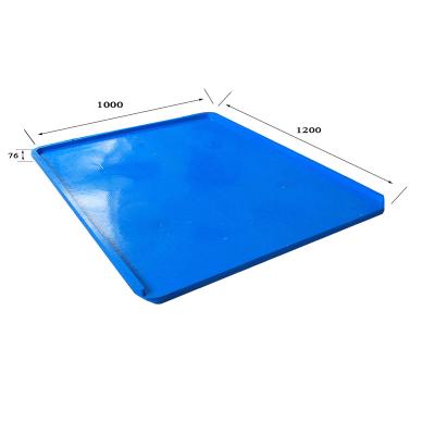 China Cheap Eco - Friendly HDPE Warehouse Pallet 1200x1000 Plastic Pallet Manufacturer for sale