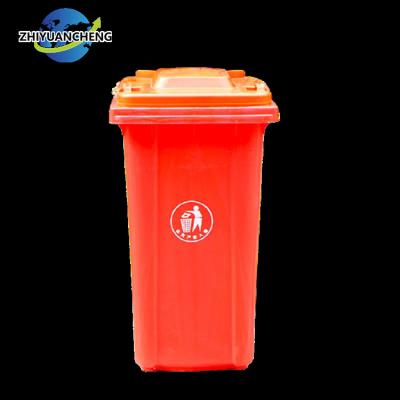 China Sale Price Sustainable Plastic Garbage Containers Plastic Waste Bin 240L Waste Bin With Wheels OEM for sale