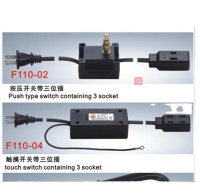 China Consumer Electronics Electrical Items Smart Touch Switch ETL, CE Certified Power Cord and Extension Cord 10mm Plug for sale