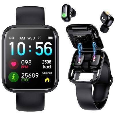 China New Touch Screen Design X5 2 in 1 Smartwatch Tws Earbuds Smart Watch Earbuds Headset Wireless Headset Good Quality for sale