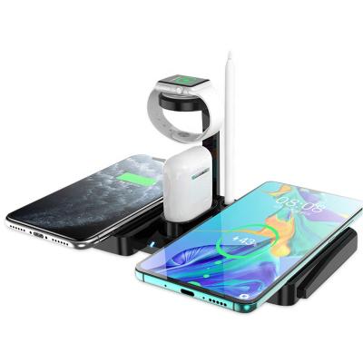 China COMPUTER new products 2020 multi 4 in 1 wireless chargers mobile phone charging station wireless charger for iphone charger for sale