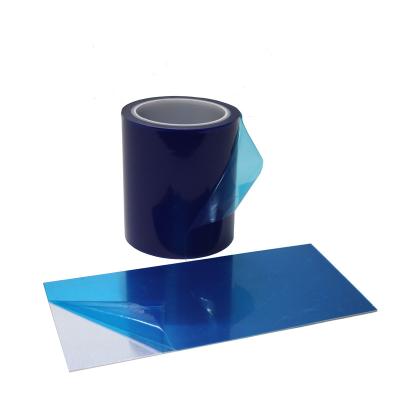 China Moisture-proof Removable High Viscosity Plastic Building Materials Blue Non-Glue Deep Draw Stainless Steel Sink PE Bending Protective Film for sale