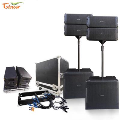 China Cinow Powerful Dual 10-inch with DSP module inside waterproof Active Outdoor line array en venta