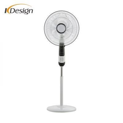 China Fashional 18inch Electric Stand Fan 3-Speed ​​and Adjustable Height with 4 Hours Timer Stand Remote Control Fan for sale