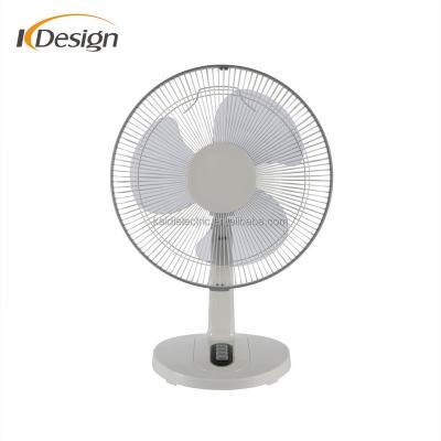 China Customized high efficiency logo factory high speed windful household 3 blade 16inch plastic table fan for sale