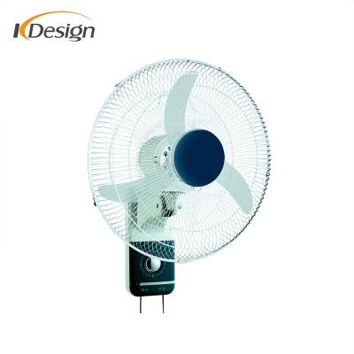 China Classic Style 16 Inch Wall Fan 3 Blades PP Mounted Electric Fan Quantity Power Garage Sale Hotel Fan for sale