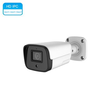 China 5mp poe 5mp full color bullet P2P IPC cctv security IP NIGHT VISION outdoor starlight camera with warm light LED for sale