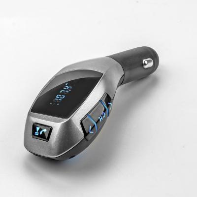 China Multifunctional Car Fm Transfer Car Handsfree Charger Call FM Transmitter Radio Receiver Dual USB Port Wireless Charger For All Smartphone for sale