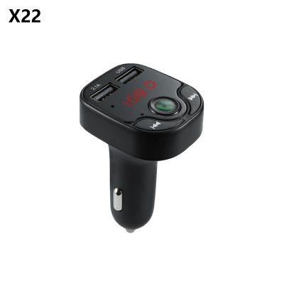 China Dual USB Car Charger Support Radio Hands Free Phone Calls BT Car Fm Transmitter Dual Usb Car Charging Factory Cheap Price FM Modulator for sale