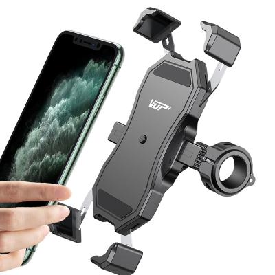 China New Design Adjustable Bike Phone Mount,VUP Bicycle Motorcycle Phone Holder,360 Anti Flip Cradle Clamp Bike Accessories for sale