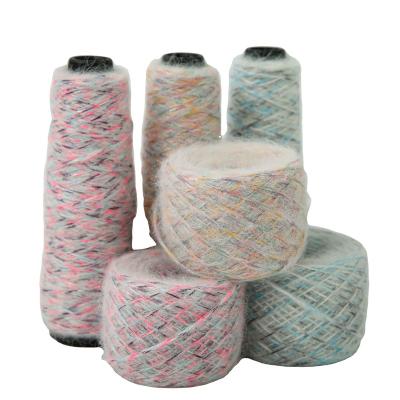 China Chat wholesale polyester nylon fancy wool-acrylic blended chunky yarn metallic yarn for toy figure for sale