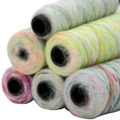 China Factory direct knitting weaving polyester metallic shiny nylon wool acrylic metallic blended yarn for hat scarf for sale