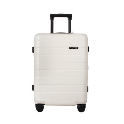 China Latest Design Lightweight Wholesale PC Classic Style Luggage 20/24 Inch Travel Trolley Suitcse Hard Luggage for sale