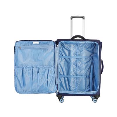 China Factory Wholesale Lightweight 3 Piece Set 20/24/28 Inch Soft Trolley Luggage Business Travel Suitcase for sale