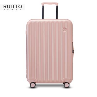 China Universal Trunk Suitcases Set Unisex Student PC Travel Suitcase Sets With Spinner 4 360 Degree Wheels for sale