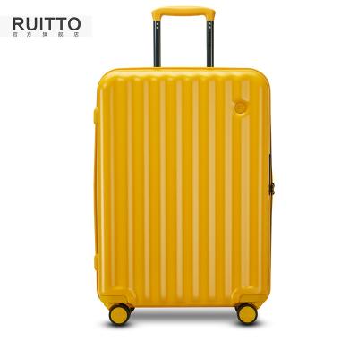 China Universal Trunk Suitcases Set Unisex Student PC Travel Suitcase Sets With Spinner 4 360 Degree Wheels for sale