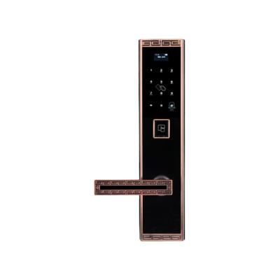 China Modern Design Home Fingerprint Card Digital Door Lock for sale