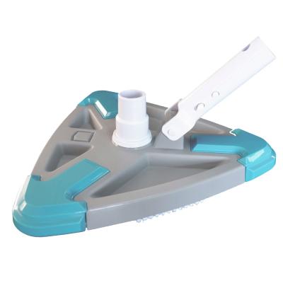 China Eco-friendly BONNY Swimming Pool Flexible Triangular Vacuum Cleaner Brush Head for sale