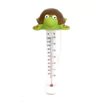 China Cute BONNY Turtle Swimming Pool Floating Poor Thermometer Testing Temperature Animal Thermometer for sale