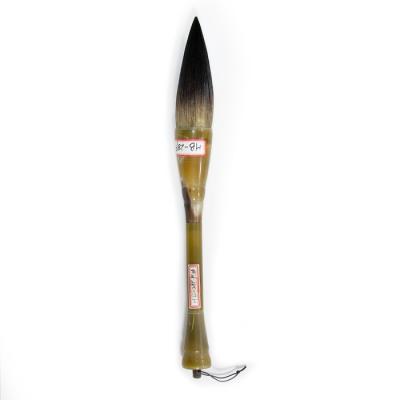 China Short Handle Calligraphy Chinese Bamboo Paint Brushes for sale