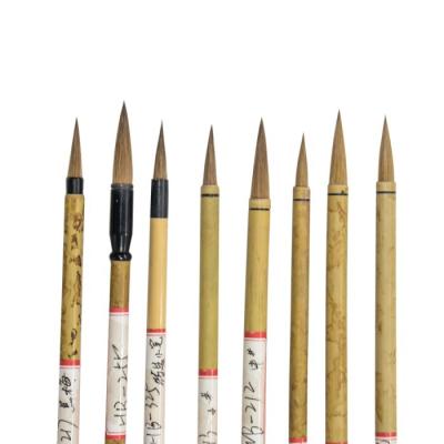 China Horse Hair Bamboo Watercolor Brushes for sale