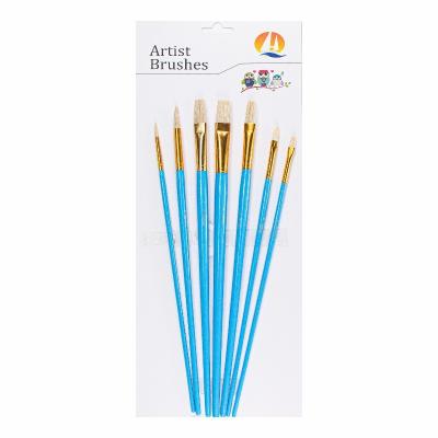 China Nickel Plated Copper Ferrule 20mm Childrens Paint Brushes for sale