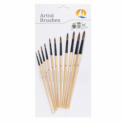 China Premium Nylon Hair Artist Watercolour Brushes for sale