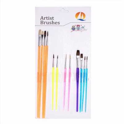 China Watercolor Aluminum Ferrule Horse Hair Paint Brush for sale