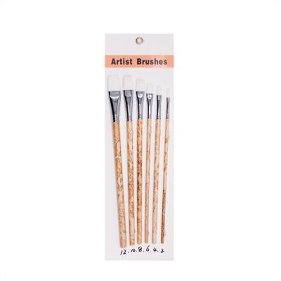 China Nylon Hair 5pcs Watercolor Paint Brushes for sale