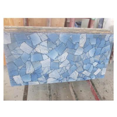 China Interior Tiles Luxurious Turquoise Gemstone Tile for sale