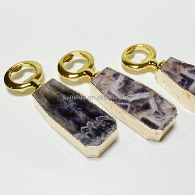 China Gemstone Beer Bottle Stocked Opener For Home Decorative Bar Unique Bottle Opener for sale