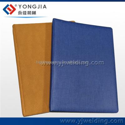 China Composite Sheet PVC And PU Leather Cover Making Machine For Notebook for sale