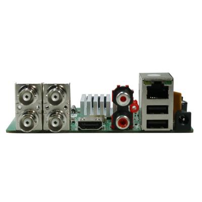 China Motion Detection H.265 DVR 5MP/1080P 4 Channel 2G PCBA Motherboard for sale