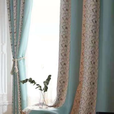 China Luxury Royal Blackout Curtains Living Room Chenille Jacquard Blackout Curtains for sale