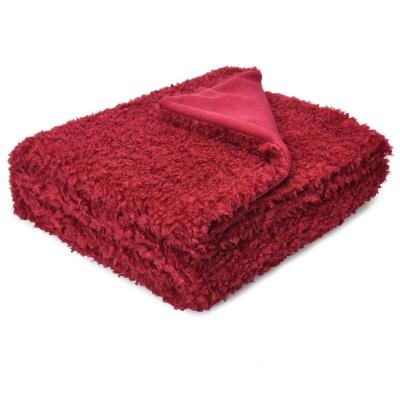 China 100% Polyester Solid Color Wearable Soft Throw Blanket For Sofa Bedroom for sale