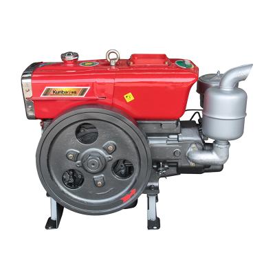 China High Quality Water Cooled Diesel Engine 12hp Single Cylinder Four Stroke Diesel Engine for sale