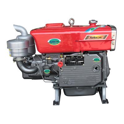 China 12hp Horizontal Water Cooled Four Stroke Single Cylinder Diesel Engine for sale