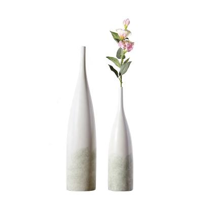 China High-end modern soft creative home style ceramic flower vase ceramic environment friendly articles Nordic environment friendly decoration for sale