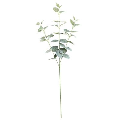 China Nordic Nordic silver dollar home artificial eucalyptus leaves stem wedding party decoration props for sale