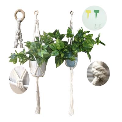 China Home Gardening Decoration 2 Packs and 2 PCS Home Decoration Plant Gardening Hanger Hangers Indoor Outdoor Hanging Planter Pot Flower Planter Holder Hangers for sale